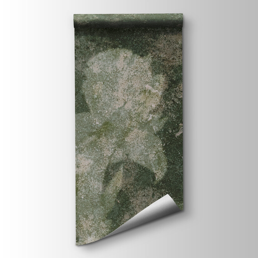Wall mural Faded flowers in soft green tones (SKU: t01116v3) Wall mural Faded flowers in soft green tones (SKU: t01116v3)