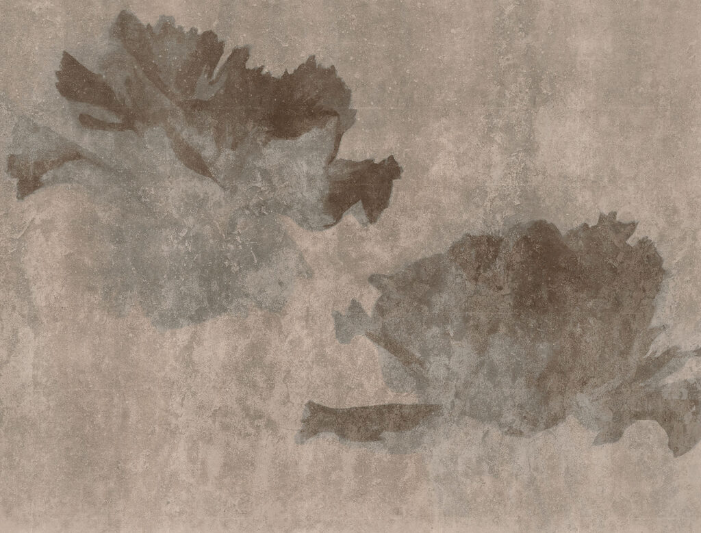 Wall mural Faded floral elegance on neutral background (SKU: t01118v1) Wall mural Faded floral elegance on neutral background (SKU: t01118v1)