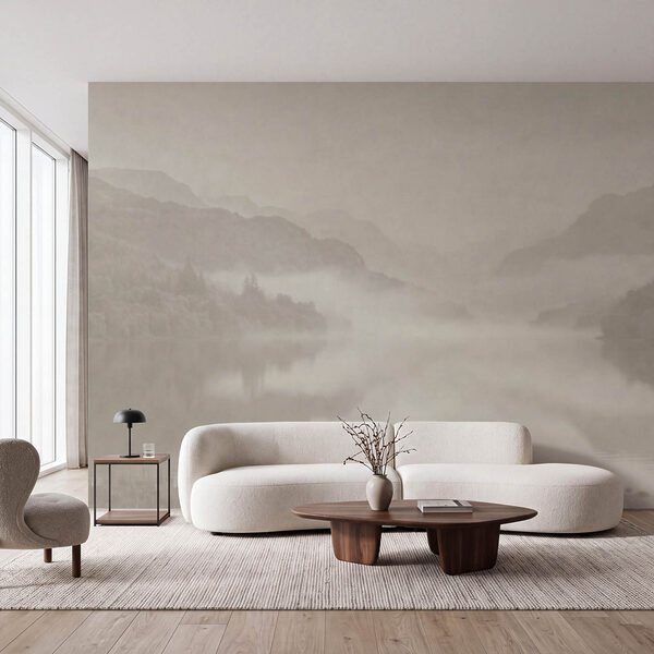 Wall mural Lake with mountains in the background (SKU: t01080)