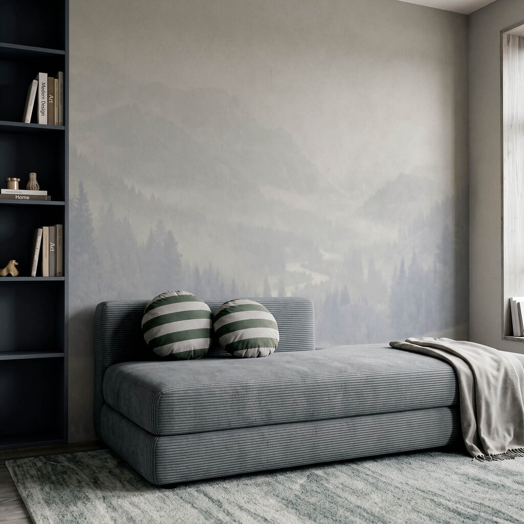Wall mural Landscape with trees and mountains (SKU: t01084) Wall mural Landscape with trees and mountains (SKU: t01084)