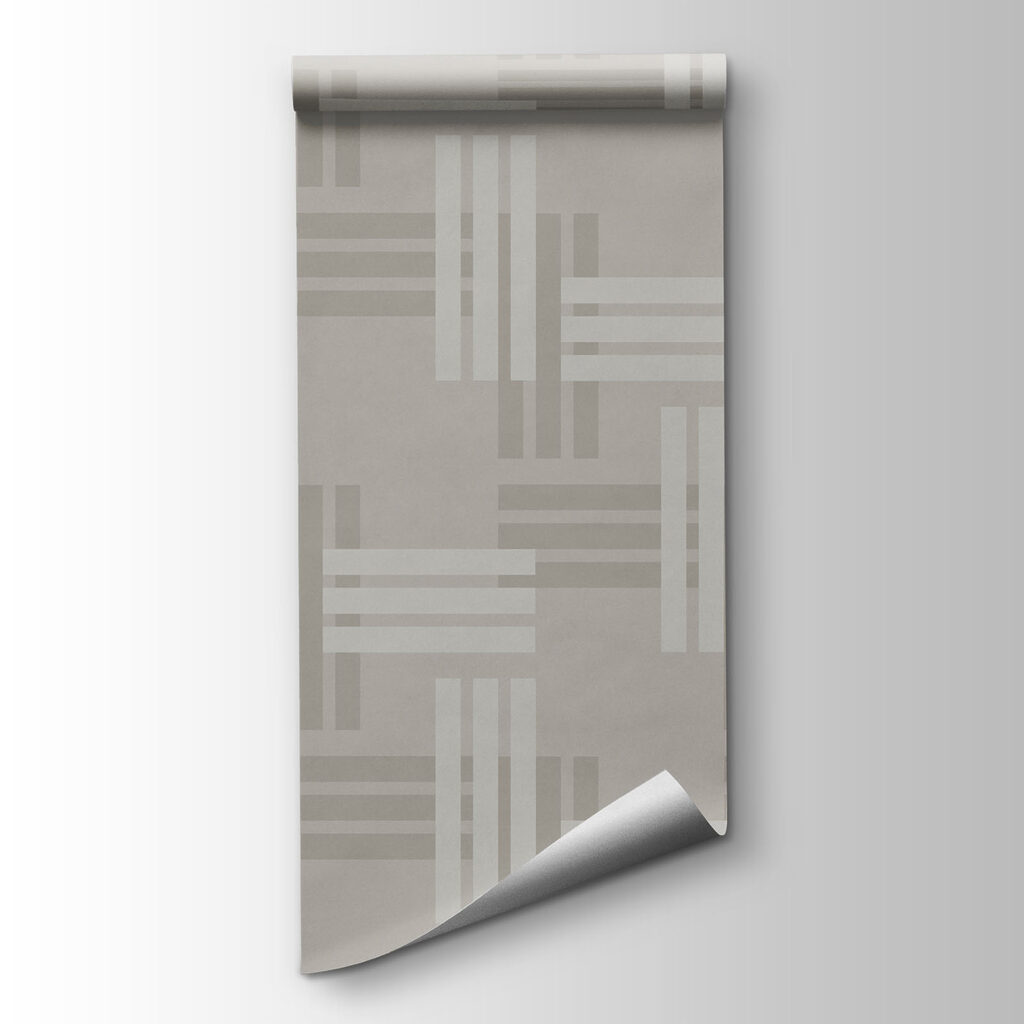 Wall mural Grey and white pattern (SKU: t01085)