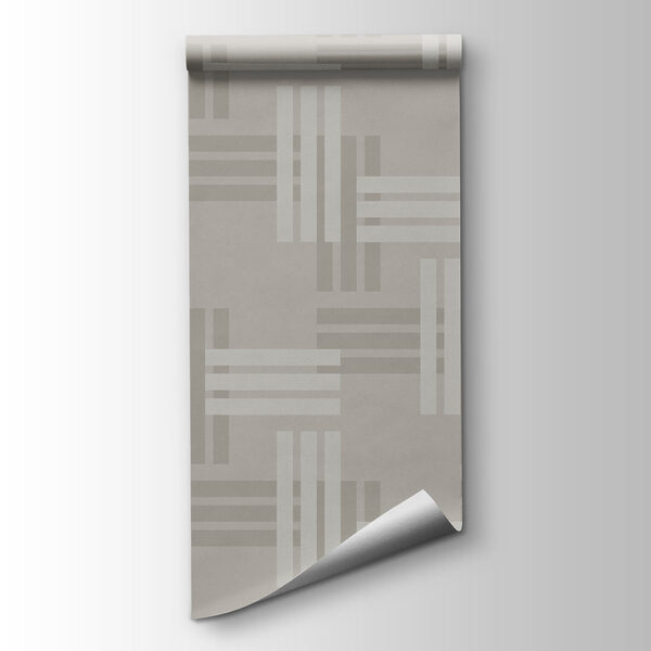 Wall mural Grey and white pattern (SKU: t01085)