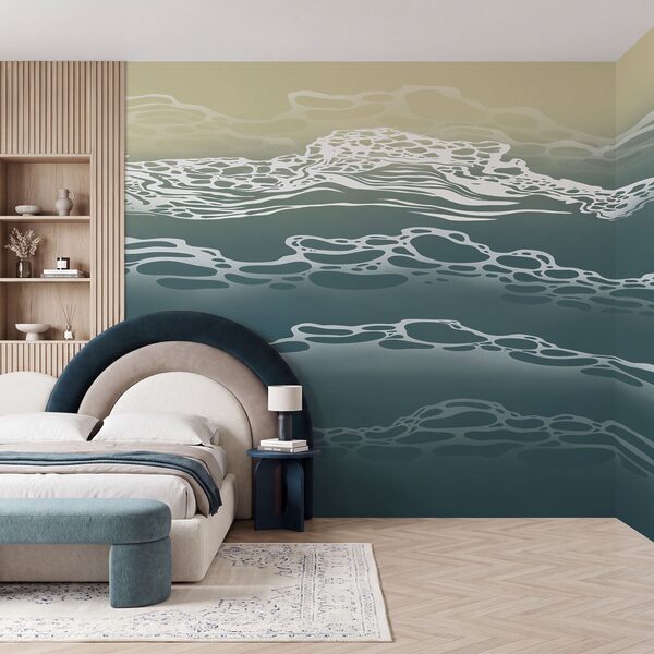 Wall mural White clouds in the sky (SKU: t01122)