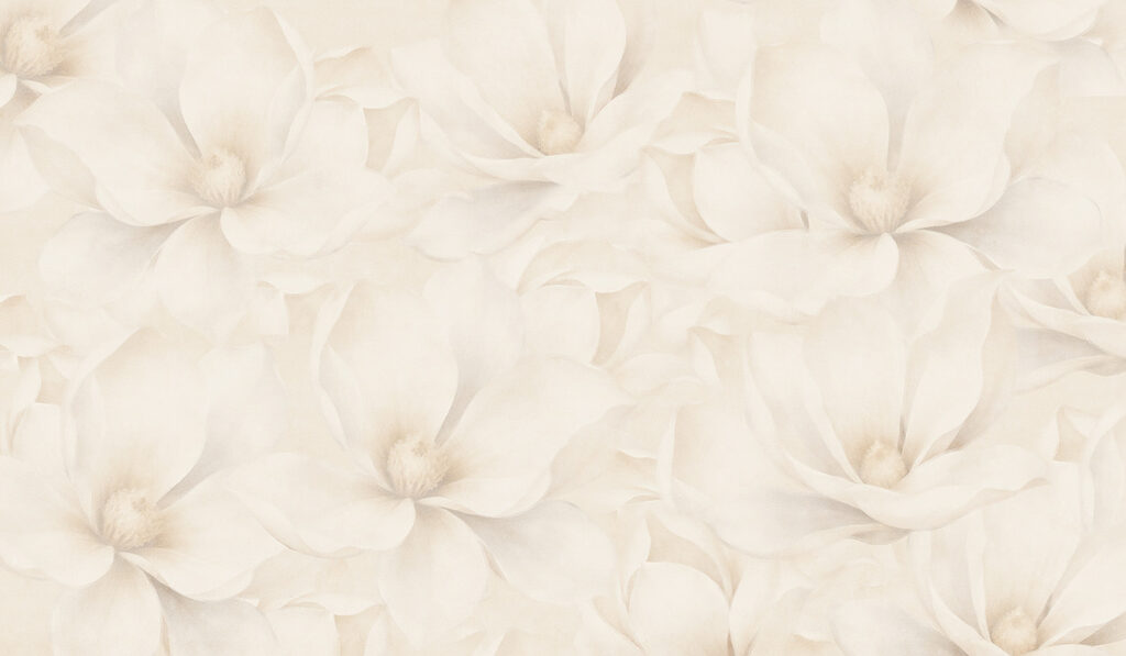 Wall mural Delicate blooms in soft colors (SKU: t01129) Wall mural Delicate blooms in soft colors (SKU: t01129)