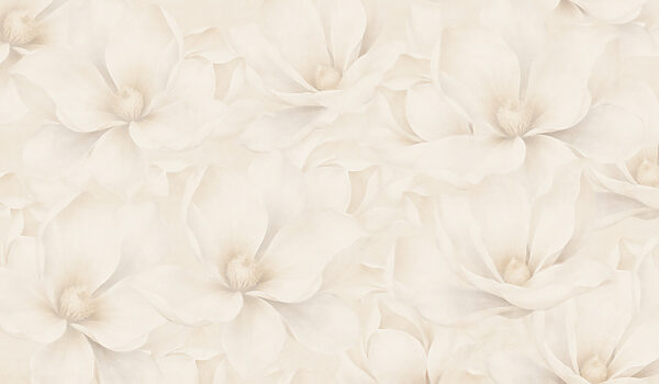 Wall mural Delicate blooms in soft colors (SKU: t01129) Wall mural Delicate blooms in soft colors (SKU: t01129)