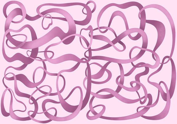 Wall mural Pink and purple swirly lines (SKU: t01168v3) Wall mural Pink and purple swirly lines (SKU: t01168v3)