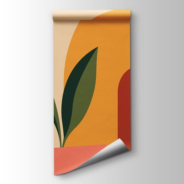 Wall mural Colorful art of a city (SKU: t01143) Wall mural Colorful art of a city (SKU: t01143)