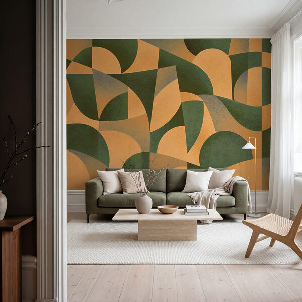 Wall mural Colorful pattern with different shapes (SKU: t01144v1)