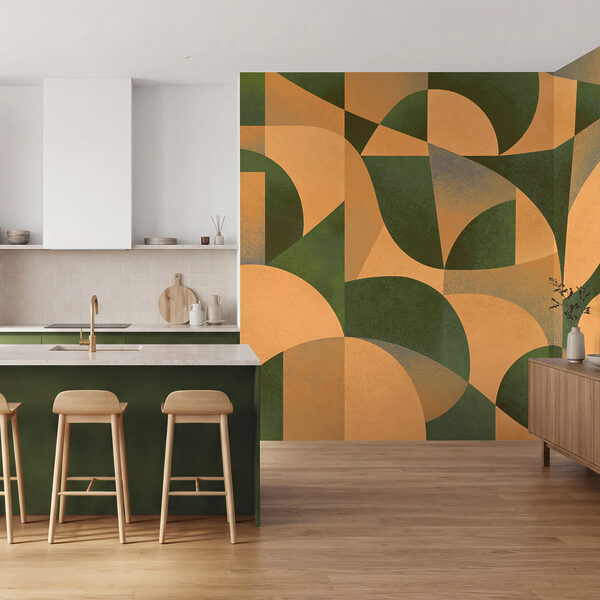 Wall mural Colorful pattern with different shapes (SKU: t01144v1)