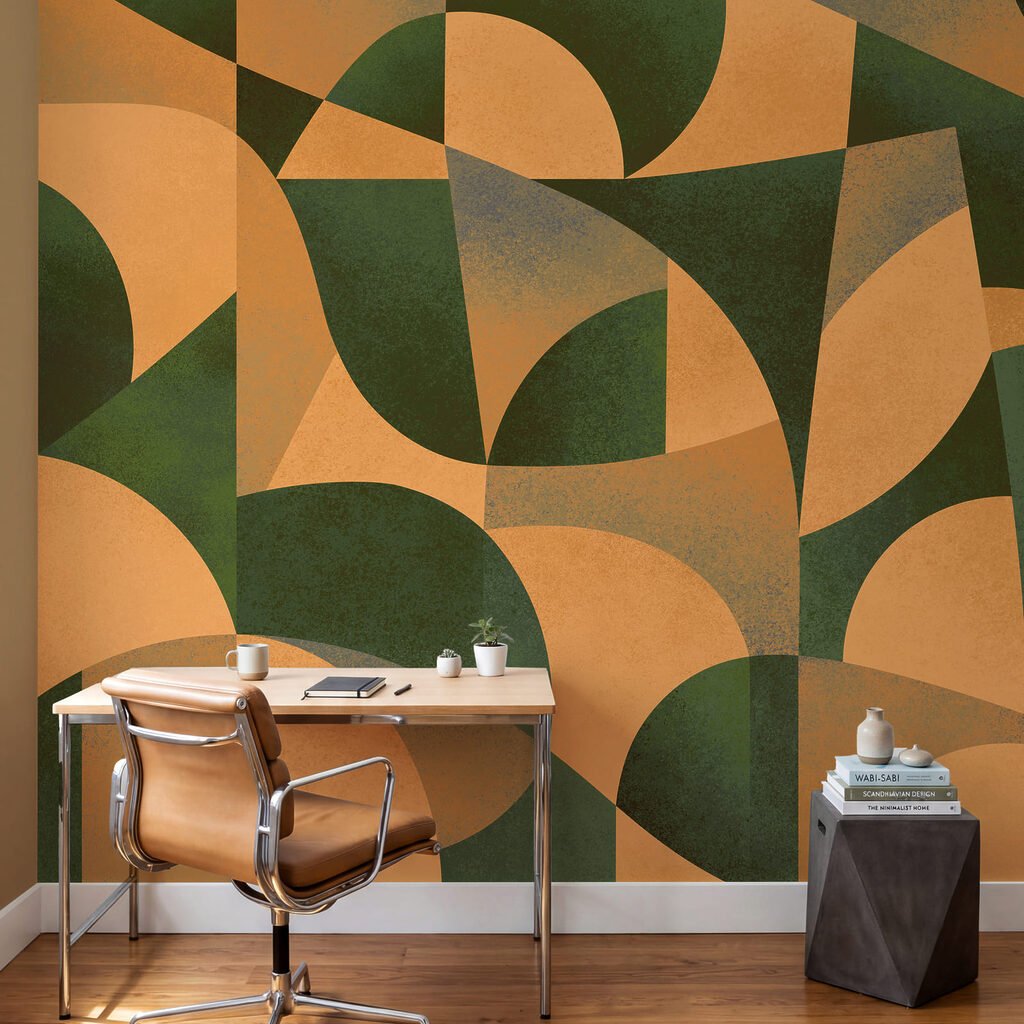 Wall mural Colorful pattern with different shapes (SKU: t01144v1)