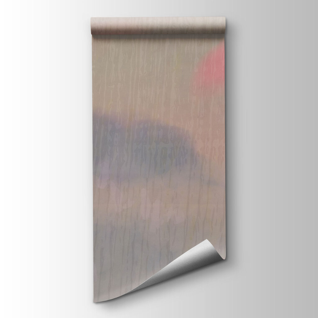 Wall mural Painting of trees and clouds (SKU: t01145)