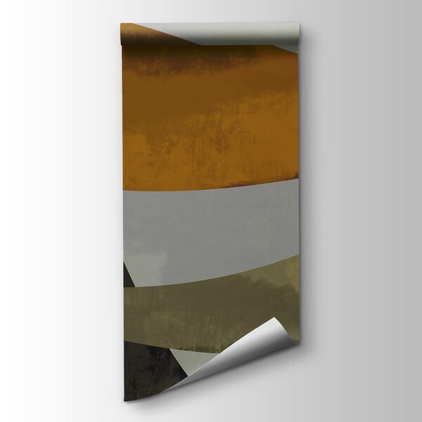 Wall mural Colorful swirls on a grey background (SKU: t01146) Wall mural Colorful swirls on a grey background (SKU: t01146)
