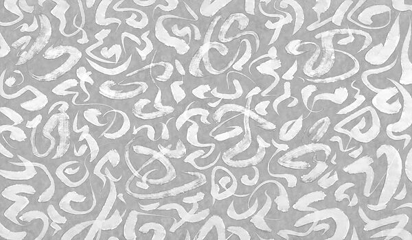 Wall mural White pattern on a grey surface (SKU: t01147) Wall mural White pattern on a grey surface (SKU: t01147)