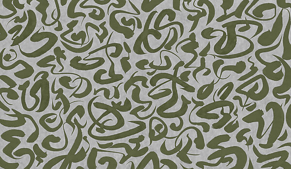 Wall mural Pattern of green and grey lines (SKU: t01147v1)